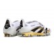 Buty adidas Predator Elite Foldover Tongue FG Biały Czarny Złoto