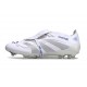 Buty adidas Predator Elite Foldover Tongue FG Biały Srebro Niebieski