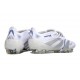 Buty adidas Predator Elite Foldover Tongue FG Biały Srebro Niebieski