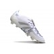 Buty adidas Predator Elite Foldover Tongue FG Biały Srebro Niebieski