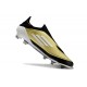 Buty Piłkarskie adidas F50 Elite Laceless FG Miedź Czarny Biały