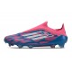 Buty Piłkarskie adidas F50 Elite Laceless FG Niebieski Biały Różowy