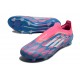 Buty Piłkarskie adidas F50 Elite Laceless FG Niebieski Biały Różowy