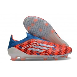 Buty Piłkarskie adidas F50 Elite Laceless FG Czerwony Niebieski Biały