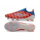 Buty Piłkarskie adidas F50 Elite Laceless FG Czerwony Niebieski Biały