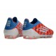 Buty Piłkarskie adidas F50 Elite Laceless FG Czerwony Niebieski Biały