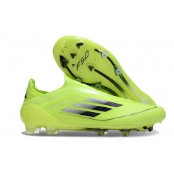 Buty Piłkarskie adidas F50 Elite Laceless FG Zawistny Czarny