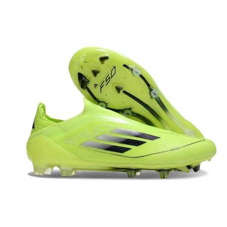 Buty Piłkarskie adidas F50 Elite Laceless FG Zawistny Czarny