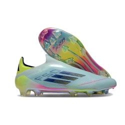 Buty Piłkarskie adidas F50 Elite Laceless FG Niebieski Zawistny