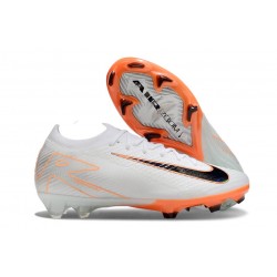 Nike Zoom Mercurial Vapor 16 Elite FG Biały Pomarańczowy Czarny