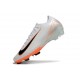 Nike Zoom Mercurial Vapor 16 Elite FG Biały Pomarańczowy Czarny