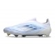 Buty Piłkarskie adidas F50 Elite Laceless FG Biały Niebieski