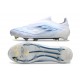 Buty Piłkarskie adidas F50 Elite Laceless FG Biały Niebieski