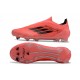 Buty Piłkarskie adidas F50 Elite Laceless FG Pomarańczowy Czarny