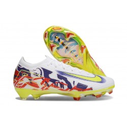 Nike Zoom Mercurial Vapor 16 Elite FG Biały Zawistny Fioletowy Czerwony