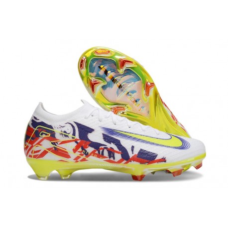 Nike Zoom Mercurial Vapor 16 Elite FG Biały Zawistny Fioletowy Czerwony
