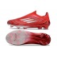 Buty Piłkarskie adidas F50 Elite Laceless FG Czerwony Srebro