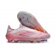 Buty Piłkarskie adidas F50 Elite Laceless FG Różowy Biały