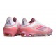 Buty Piłkarskie adidas F50 Elite Laceless FG Różowy Biały