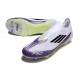 Buty Piłkarskie adidas F50 Elite Laceless FG X Messi Biały Czarny Fioletowy