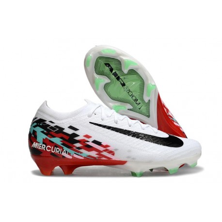 Nike Zoom Mercurial Vapor 16 Elite FG Biały Czarny Czerwony