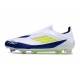 Buty Piłkarskie adidas F50 Elite Laceless FG Biały Niebieski Zawistny