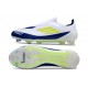 Buty Piłkarskie adidas F50 Elite Laceless FG Biały Niebieski Zawistny