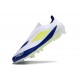Buty Piłkarskie adidas F50 Elite Laceless FG Biały Niebieski Zawistny