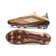 Buty Piłkarskie adidas F50 Elite Laceless FG Miedź Biały Niebieski