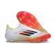 Buty Piłkarskie adidas F50 Elite Laceless FG Biały Czerwony Czarny