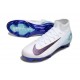 Nike Air Zoom Mercurial Superfly X Elite FG Biały Niebieski Czarny
