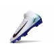 Nike Air Zoom Mercurial Superfly X Elite FG Biały Niebieski Czarny