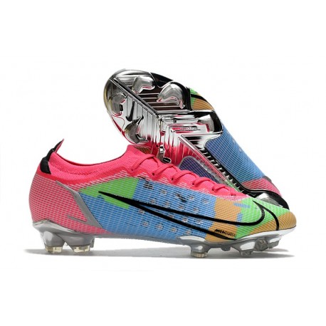 Nike Korki Mercurial Vapor XIV Elite FG Niebieski Różowy Zielony