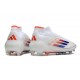 adidas F50 Elite Mid FG Biały Czerwony Niebieski