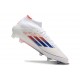 adidas F50 Elite Mid FG Biały Czerwony Niebieski