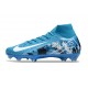 Nike Zoom Mercurial Superfly 10 Elite FG Niebieski Biały