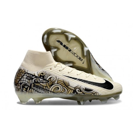Nike Zoom Mercurial Superfly 10 Elite FG Beżowy Czarny
