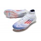 adidas F50 Elite Mid FG Biały Czerwony Niebieski