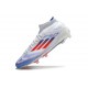 adidas F50 Elite Mid FG Biały Czerwony Niebieski