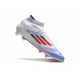 adidas F50 Elite Mid FG Biały Czerwony Niebieski