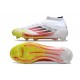 adidas F50 Elite Mid FG Biały Czerwony Zawistny