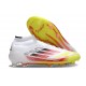 adidas F50 Elite Mid FG Biały Czerwony Zawistny