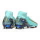 Nike Zoom Mercurial Superfly 10 Elite FG Niebieski Złoty