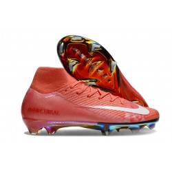 Nike Zoom Mercurial Superfly 10 Elite FG Czerwony Biały