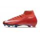Nike Zoom Mercurial Superfly 10 Elite FG Czerwony Biały