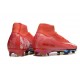 Nike Zoom Mercurial Superfly 10 Elite FG Czerwony Biały