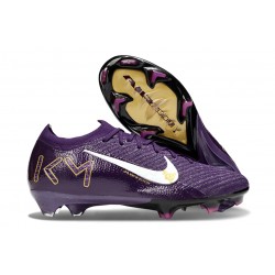 Nike Zoom Mercurial Vapor 16 Elite FG MBAPPE Fioletowy Biały