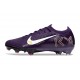Nike Zoom Mercurial Vapor 16 Elite FG MBAPPE Fioletowy Biały