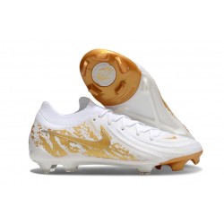 Korki Nike Phantom Luna 2 Elite L FG Biały Złoto