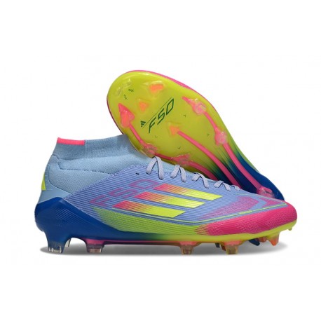 adidas F50 Elite Mid FG Niebieski Zawistny Różowy